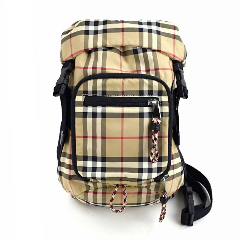 Burberry Body Belt Bum Crossbody Bag Nova Check Beige Black Shoulder Leo One